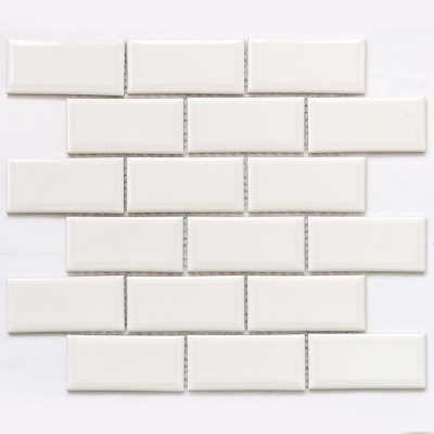 Мозаика керамогранит Brick White 292*287, BONAPARTE