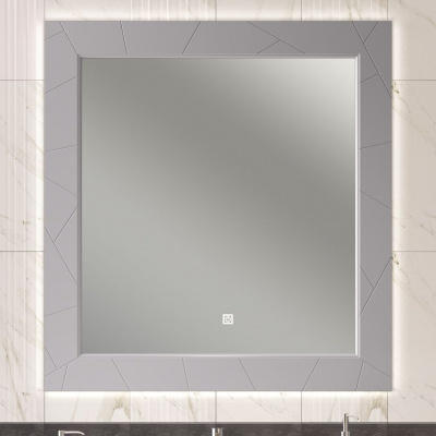 Зеркало 100С Луиджи сенсор, серый матовый, OPADIRIS