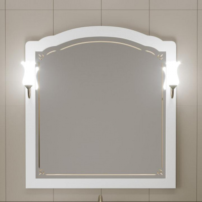 Зеркало 100 Лоренцо белый, OPADIRIS