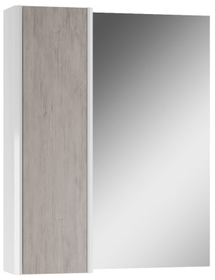 Зеркало-шкаф 60 Uno дуб серый, DOMINO